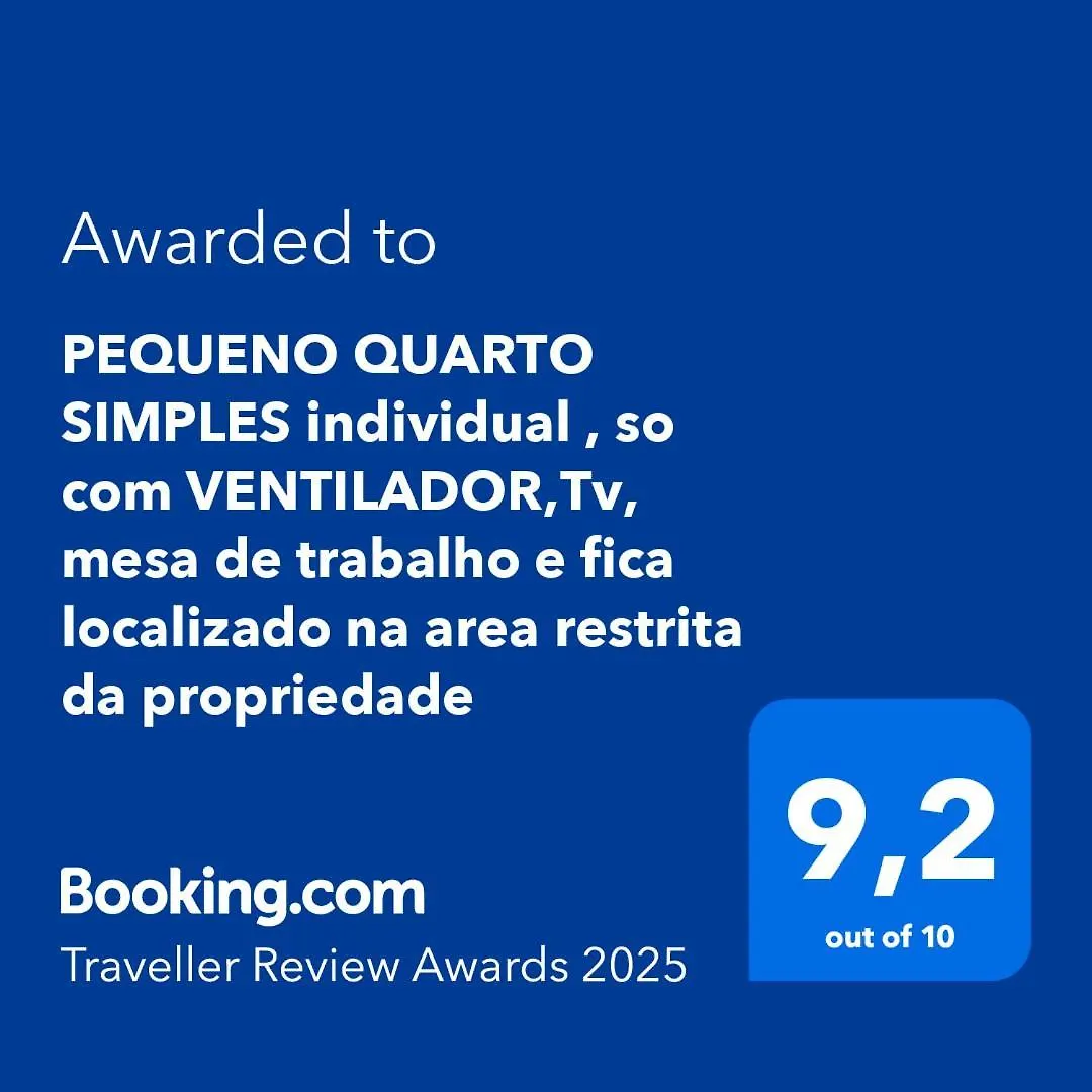 Pequeno Quarto Individual , Ventilador,Tv, Mesa De Trabalho, Bairro Do Espinheiro location
